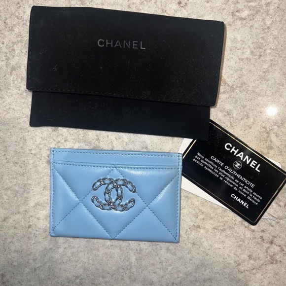 Chanel 19 Card Case - light blue - Picture 6 of 7